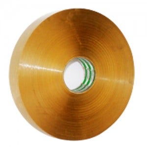 금성 불투명 미색 아크릴 박스테이프 48mmx1000M 낱개 (1개입) - 저가형 여름용 접착력약함