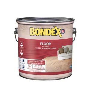 본덱스 퀵드라잉 바니쉬 2.5L 목재 실내용 수용성 아크릴 폴리우레탄 바니쉬