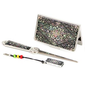 (3종)나전 고용량 USB 8GB+명함+지칼(N-당초)