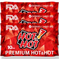 핫앤핫 프리미엄 핫팩(RED) 국내 직접생산 최신제조FDA ISO14001(환경)포켓용