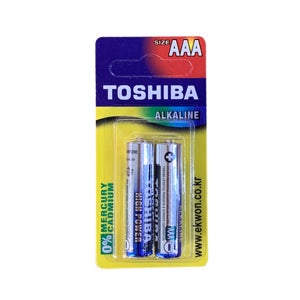 도시바 AAA알카라인 2알 1.5V 건전지