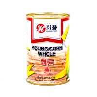 화풍 영콘 홀 425g 베이비콘 옥수수 통조림