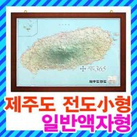 제주도 지도 소형 일반액자형/2종택1/제주특별자치도,제주시,서귀포시,도로지도,관광지도,여행지도,제주도전도