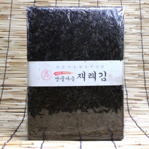 [땅끝마을 해남 마른김] 재래김 100장 / 곱창/파래/김밥/재래돌김/생산자 직접판매 / 미역,다시마