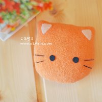 [펠트공예 DIY] 테리 플레이 고양이 / 오즈펠트 출산 유아용품 만들기 재료 패키지 / 아기 장난감 용품