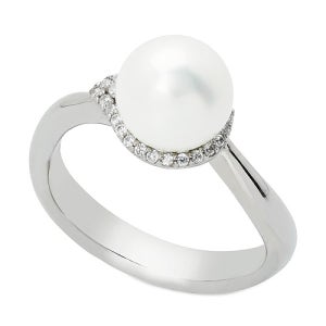 18K 아델진주 반지 (천연양식진주-해수진주-아코야진주)