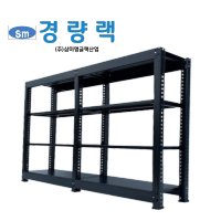 철제선반 수납장 조립식 앵글 베란다 무볼트 펜트리 창고 렉 경량랙 중량 307575 4단2열