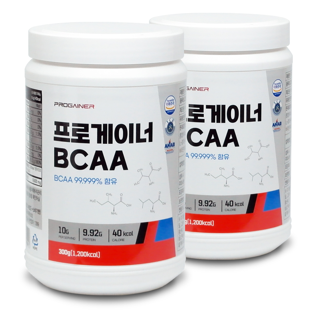 프로게이너 BCAA 1+1 600g 무맛 류신,이소류신,<b>발린</b> 필수아미노산 파우더