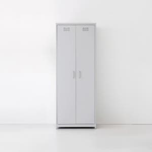 MKB 캐비넷 2단옷장 7602000 76x50x200, 라이트그레이 1527.3919
