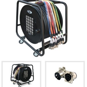 릴타입 멀티케이블 완제품 PMR-24-30M,PMR-24-50M,PMR-32-30M,PMR-32-50M/캐논수+릴+암판넬/E&W/이더블유디(PMR-12)