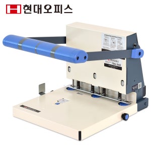 현대오피스 수동 3공 천공기 HP-3 270매 천공깊이조절 문서 종이 펀칭기