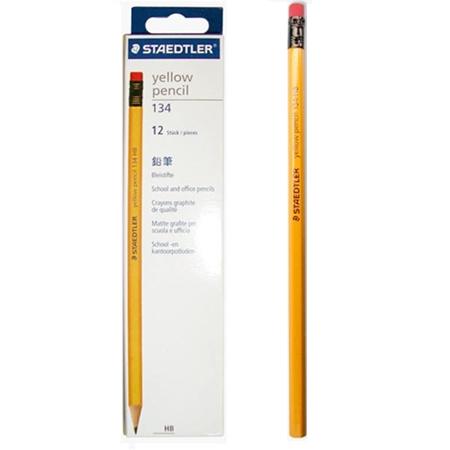 STAEDTLER 134 연필 1다스 12자루 / 스테들러 노랑연필 / 연필세트