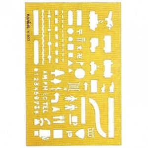 13600 코링 템플레이트 K-803 (물류정규) 120x180mm