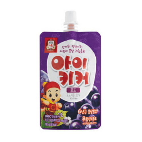 한국인삼공사 <b>정관장 아이키커</b> 포도 <b>100ml</b> (리뉴얼)