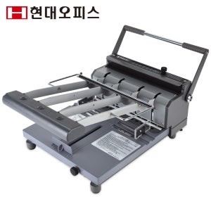 [현대오피스] 3:1와이어링 제본기 WS-N80 1회천공80매 흡입식천공방식