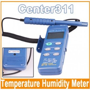 데이타로그형 디지털 휴대용온습도계/CENTER311(온도:-200~1370,습도:0~100%)
