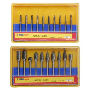 S툴맨 초경 로타리바세트 10PC/SP-201 SP-202 3mm 6mm 드레멜날 조각기