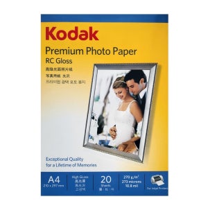 코닥 포토용지 ( 5740-329 ) 프리미엄 고광택 270g A4 20매 /인화지