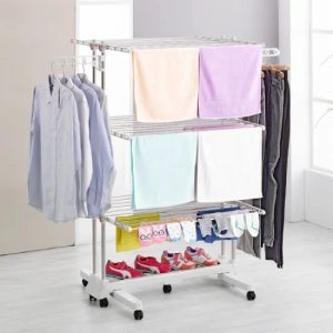 위즈홈 프리미엄 빨래건조대 6단(더블라인)