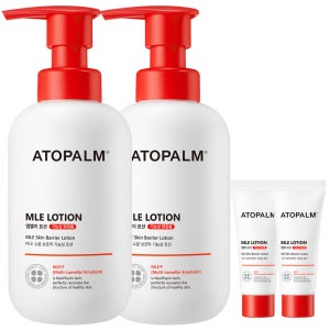 최신 아토팜 MLE 로션 300ml X 2개 (+로션20ml 2개) 유아 아기 신생아 민감성 보습 진정