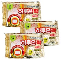 하루온팩 30매 3팩/붙이는 접착식 부착형 핫팩 김병장 고바야시 부치는 붙히는 속옷위에