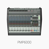 [베링거] PMP6000, 파워드믹서/ 출력 1600W(2x800W)