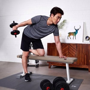 반석스포츠 비스펙 평벤치 플랫벤치 홈트레이닝 가정용 헬스 운동 기구