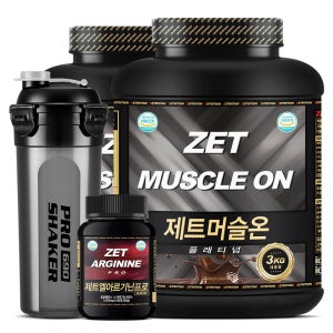 제트머슬온 플래티넘 3kg 1+1[헬스 단백질 탄수화물 보충제 게이너 벌크업 체중증가 프로틴 아르기닌 bcaa]