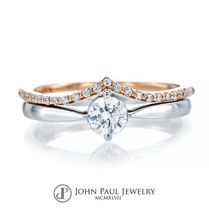 [CR1052SR03] 천연 3부 다이아몬드 반지 + 가드링