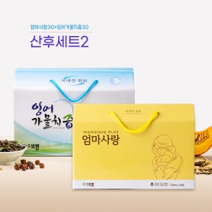 보생 출산후 용품 모유수유 산후건강 식품 세트(엄마사랑30포1박스+잉어가물치즙30포1박스)