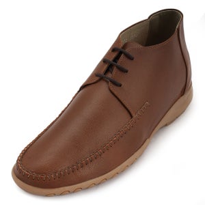 2.5cm~6.5cm 키높이 조절가능 천연면피소가죽 맞춤수제화 MARU-4072(BR)