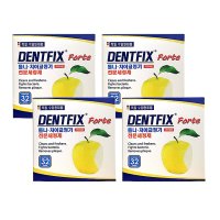 덴트픽스 포르테(DENTFIX) 32T x 4개 /틀니세정제 덴픽스 의치세정제 세척 교정기