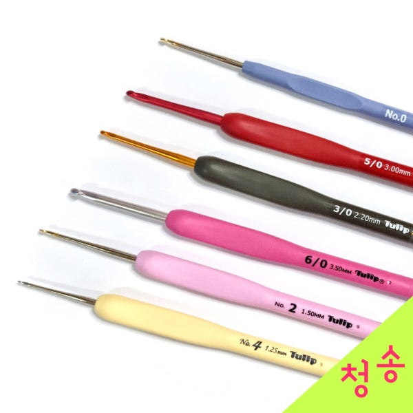 튤립 에티모 코바늘 (블루 레이스 모사용 뜨개바늘)
