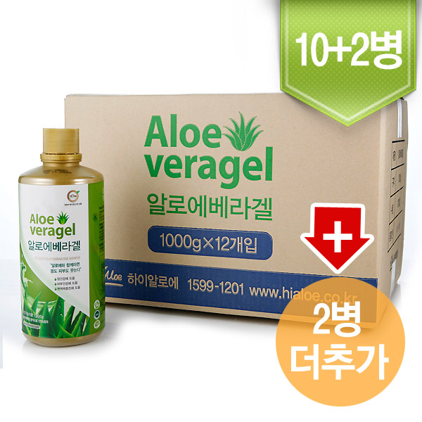알로에겔 1000g 10+4 면역력 <b>장</b> 피부 건강 먹는 마시는 알로에 베라겔 오리지널/망고