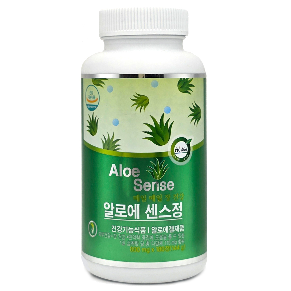 <b>하이알로에</b> 알로에 센스정 2개월분 알로에베라겔 100배농축 쾌변 장건강 144g, 1개