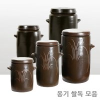 무공해 전통 옹기 항아리 쌀독 모음 소금보관