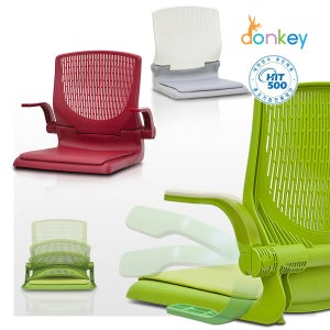 [덩키의자] KC700시리즈 팔걸이 좌식의자 등판 메쉬 접이형