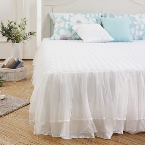 캉캉레이스 먼지없는 누빔 침대스커트 S