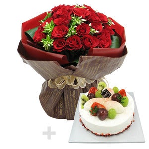 [전국당일배달]케익+꽃다발1호 파리바게트,파리바케트,파리바게뜨,뚜레쥬르,꽃배달,케이크,전국배송,성년의날,카네이션,생일축하,예쁜꽃,선물,장미,창원,청주,울산,전주,분당,일산,판교