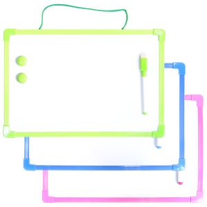 화이트 보드 칠판 30x20Cm 그리기 숫자공부 학습 방과후학교 선물 어린이집 학교교재