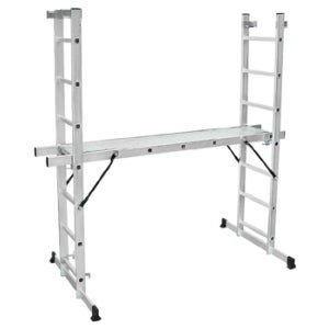 멀티형 스케폴드 KSF-970 우마 사다리 높낮이조절 알루미늄사다리 일자사다리 도배 접이식사다리