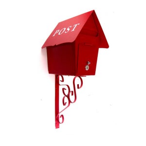 하우스 라운드 벽걸이 우체통 우편함 Post 국내산