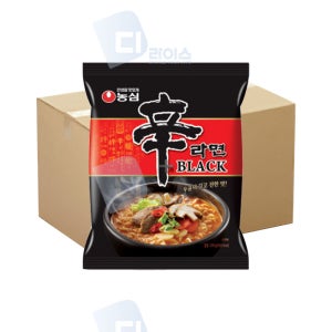 농심 신라면블랙 134g 32봉 봉지라면 깊고진한맛 매운맛