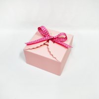 레이스 컬러박스 핑크 S(9x9x5 cm) 10매 / 100매