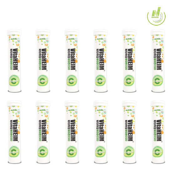 비타하임 발포 비타민C 20정 12통(240정)