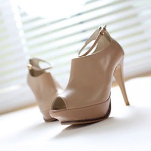 [소가죽수제화]스트랩 부티힐 발편한구두