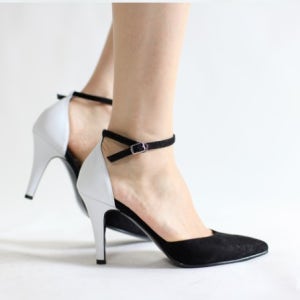 반전있는 앞뒤컬러감의 메리제인슈즈