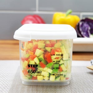 창신리빙 센스 스텝 냉장고 포켓용기 2호(650ml)