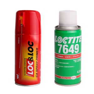 순간접착제/경화 촉진제/Spray Primer/엑시아/록앤록/록타이트/원진포리머