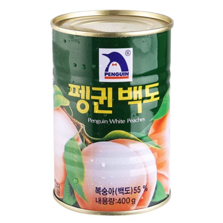 오뚜기 백도 복숭아 과일 통조림 400g x 3개